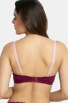 Zivame Padded Non Wired 3/4th Coverage Bra - Purple Potion — thumbnail 2